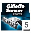 Ricambi Gillette Sensor Excel 5 pz