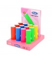 Accendino Atomic USB Flat colori neon Lucidi Expo da 13 pz.