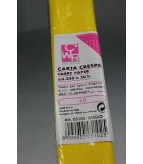 CARTA CRESPA GR. 60 GIALLO LIMONE