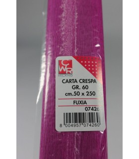 Carta crespa CWR gr.40 cm.250x50h colore marrone