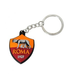 Mini Astuccio Porta Penne in ecopelle con Logo AS Roma colore Nero