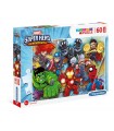 Puzzle Supercolor Clementoni Maxi 60 pz. Super Hero Marvel