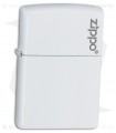 ACCENDINO ZIPPO BIANCO MATTE LOGO