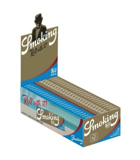 CARTINE SMOKING BLU KING SIZE LUNGHE - LIBRETTO SFUSO 33 FOGLI