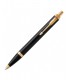 Penna PARKER a Sfera MOD.IM BLACK GT IN ACCIAIO con finiture dorate CONFEZIONATA IN ELEGANTE ASTUCCIO