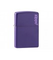 Zippo PURPLE MATTE CON LOGO