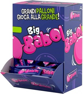 BIG BABOL WATERMELON MONOPEZZO ESPOSITORE BOCCA DI LUPO DA 200 PZ.