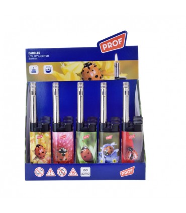 Accendigas prof BBQ LADYbird Expo da 25 pz. assortito con 5 fantasie