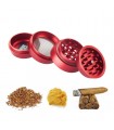 Grinder Champ in Metallo 4 Parti Diametro 40 mm colore Rosso