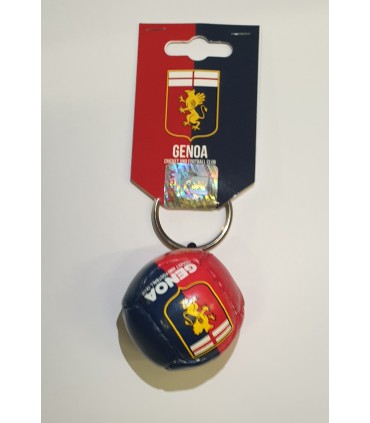 Portachiavi in PVC a Forma di Pallone F.C. Genoa