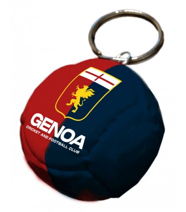 Portachiavi in PVC a Forma di Pallone F.C. Genoa