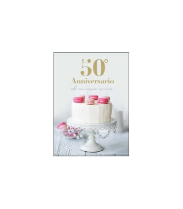 Biglietto MARPIMAR MATRIMONIO 50° ANNIVERSARIO Conf. 12 pz. assortiti con 4 soggetti