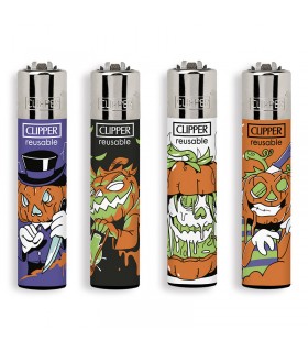 Accendino Clipper Large PSYCHO ANIMALS conf. 48 pz. assortiti con 4 grafiche