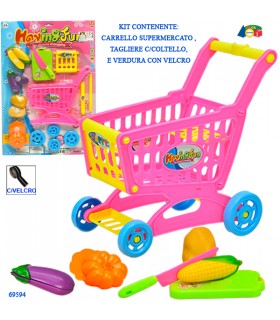 Gioco Set Frutta o Verdura con Velcro 2 modelli assortito di RS Toys