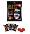 BUBBLE GUM BLOOD BALLS ALLA FRAGOLA TINGI LINGUA RIPIENE DI POLVERE SOUR BUSTA DA 82GR