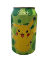 BEVANDA QDOL POKEMON SODA PIKACHU GUSTO LIME VERDE LATTINA DA 330ML 1 pz.