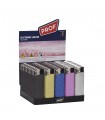 Accendino Elettronico PROF glitterato Conf. 50 pz. assortiti con 5 colori