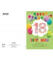 Biglietto Marpimar compleanno 18 anni porta soldi CONF. 12 PZ. ASSORTITI