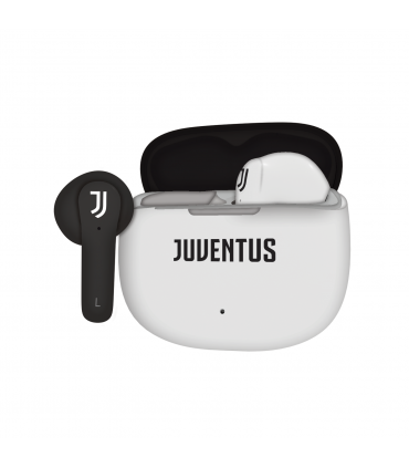 AURICOLARE AIRPODS EARBUDS Bluetooth CON BOX DI RICARICA F.C. JUVENTUS ED ELEGANTE CUSTODIA