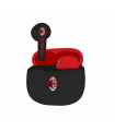 AURICOLARE AIRPODS EARBUDS Bluetooth CON BOX DI RICARICA A.C. MILAN ED ELEGANTE CUSTODIA