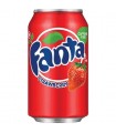 FANTA AL GUSTO strawberry EDIZIONE U.S.A LATTINA DA 355ml CARTONE DA 12 PZ.