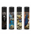 Accendino Clipper LARGE BONE BIRDS conf. 48 pz. assortiti con 4 grafiche