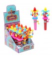 TOYS CANDY FLASHING CAROUSEL GIOSTRINA CON MANOVELLA 5G. CONF. 12 PZ. COLORI ASSORTITI