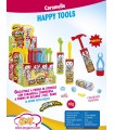 giocattolo a forma di utensile HAPPY TOOLS con caramella 10G. CONF. 24 PZ. assortiti