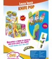 GIOCATTOLO A FORMA DI COLTELLO KNIFE POP CON CARAMELLE 10G CONF. 18 PZ. ASSORTITI