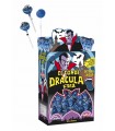 lecca lecca chupa el conte dracula tingilingua 9g ripieno con bubble gum expo da 200 pz.