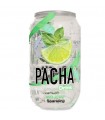 BEVANDA ANALCOLICA PACHA DRINK MOJITO FRIZZANTE LATTINA TRASPARENTE DA 330ML CONF. 6 PZ.