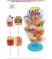 LECCA MALLOW FAST FOOD 20G.RICOPERTO DI ZUCCHERO EXPO DA 60 PZ. ASSORTITI