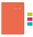 Agenda Giornaliera 2025 mis.14.5x20.5 Mod. COPACABANA Disponibile in 4 COlORI(GIALLO-FUCSIA-VERDE ACQUA-ARANCIONE)