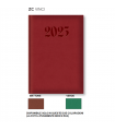 Agenda Giornaliera 2025 mis.114.5X20.5 Mod. VINCI disponibile IN 2 COLORI (MATTONE E VERDE)