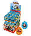 OVETTO DI CIOCCOLATO AL LATTE DOLFIN HOT WHEELS 20 GR. CON SORPRESA EXPO 24 PZ.