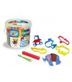 PLASTIART SET SECCHIELLO ANIMALI CON 24 SALSICCIOTTI 20GR.