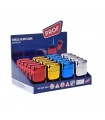 Accendino Prof Metallic Turbo Jetflame Lucido conf. 20 pz. assortito con 5 colori