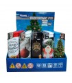 Accendino Elettronico atomic xmas conf. 50 pz. assortiti con 5 FANTASIE