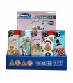 Accendino Elettronico atomic FUNNY xmas conf. 50 pz. assortiti con 5 FANTASIE