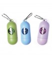 BEST FRIEND DISPENSER CON SACCHETTI DI RICAMBIO CONFETTO DISPONIBILE IN 3 COLORI VERDE, LILLA, BLU 10*4*4.5 CM