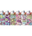 Accendini Bic Mini fantasia PASTEL COMICS conf. 50 pz. ASSORTITI