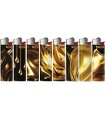 Accendino Bic Slim FANTASIA GOLD LIQUID COnf. da 50 pz. assortiti