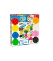 PLASTIART TEOREMA GIOCHI CON 8 VASETTI DI PLASTILINA DA 28GR CON FORMINE SUL TAPPO