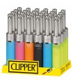 Accendigas Clipper Mini Tube SOFT COLORS Expo 24 pz. colori assortiti