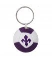 PORTACHIAVI IN SIMILPELLE A FORMA DI PALLONE IMBOTTITO F.C.FIORENTINA