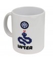 TAZZA IN CERAMICA CON INTERNO BIANCO F.C. INTER CONFEZIONATA IN SCATOLA DA REGALO