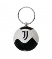 PORTACHIAVI IN SIMILPELLE A FORMA DI PALLONE IMBOTTITO F.C. JUVENTUS