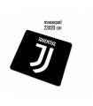 Tappetino per Mouse Nero con Logo Ufficiale FC Juventus