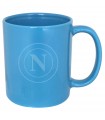 TAZZA MUG IN CERAMICA CON LOGO INCISO S.S.C. NAPOLI CONFEZIONATA IN SCATOLA DA REGALO