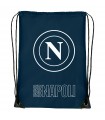 SACCA BLU NAVY CON LOGO BIANCO E SCRITTA S.S.C. NAPOLI